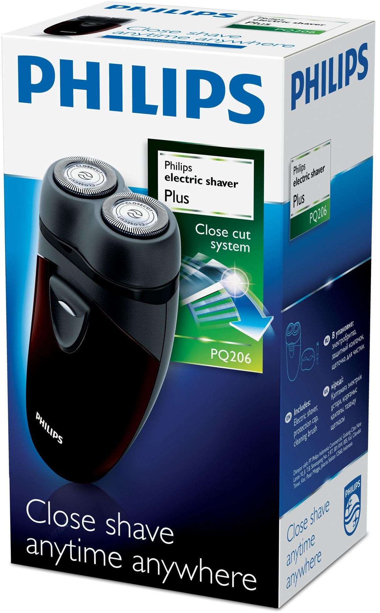 Afeitadora Philips Pq206/18 Sin Cable A Bateria 2xaa