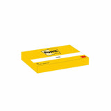 Post-It Pack De 12 Blocs De 100 Notas Adhesivas Reposicionables - Forma Rectangular - 38x51mm - Amarillo Claro