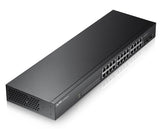 EAN 0760559129477 - Zyxel GS1900-24 switch Gestionado Gigabit Ethernet (10/100/1000) Negro imagen 2