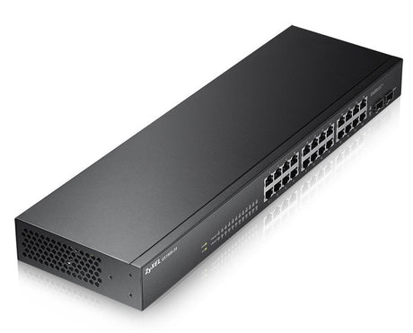 EAN 0760559129477 - Zyxel GS1900-24 switch Gestionado Gigabit Ethernet (10/100/1000) Negro imagen 2
