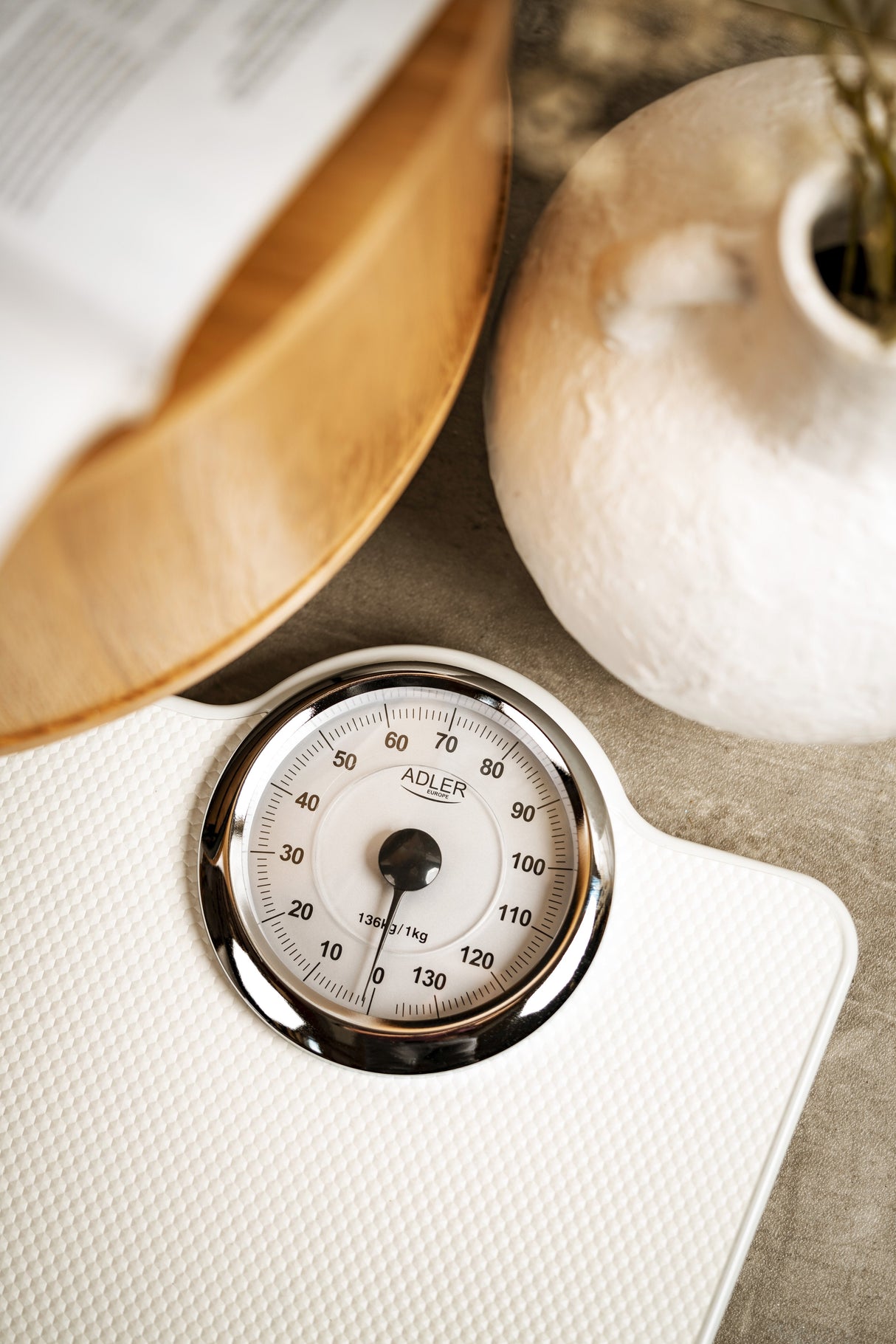 Báscula Adler Ad 8180  Mecánica De Baño, Blanca