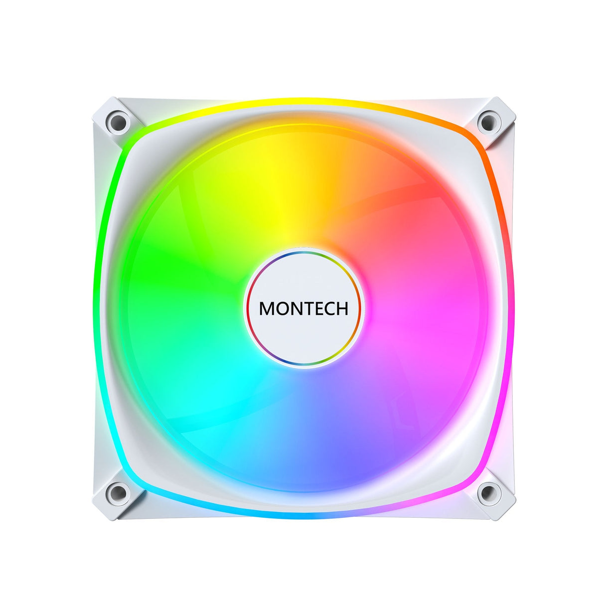 Ventilador Pc Montech Rx120 Pro 12 Cm Blanco 1 Pieza(S)