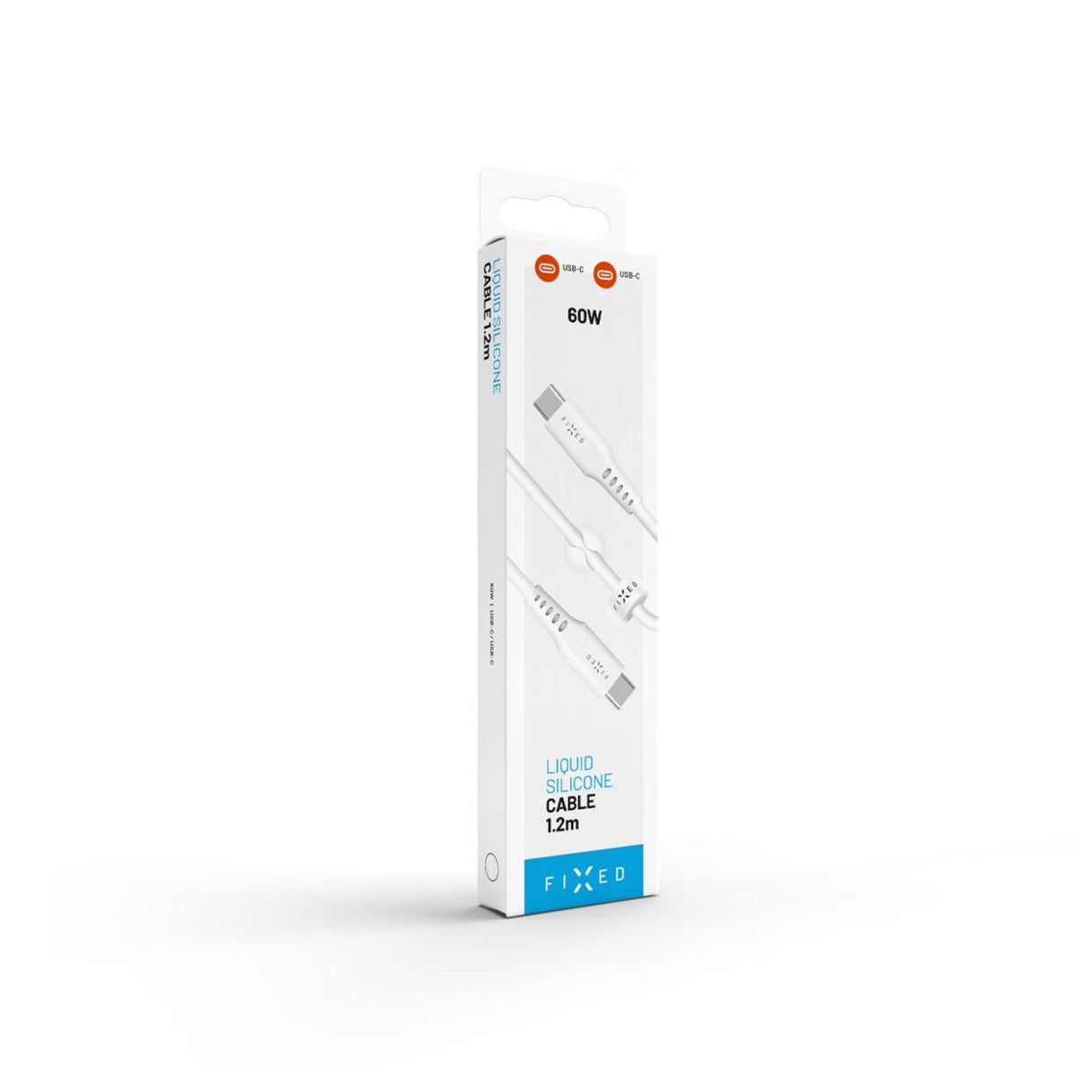 EAN 8591680147281 - FIXED FIXDLS-CC12-WH cable USB USB 2.0 1,2 m USB C 4,8 Gbit/s Blanco imagen 8