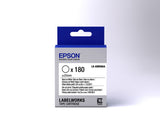 Epson Cinta Lk-8wbwaa - Étiquette Prédécoupée Ronde Negro/Blanco D25/180