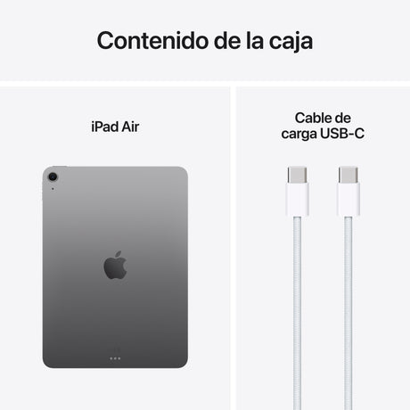 EAN 0195950000108 - Apple iPad Air Apple M 1 TB 27,9 cm (11") 8 GB Wi-Fi 6E (802.11ax) iPadOS 18 Gris imagen 10