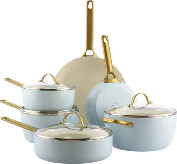 Greenpan Padova Reserve 6 Tlg Topf&Pfannenset Hellblau