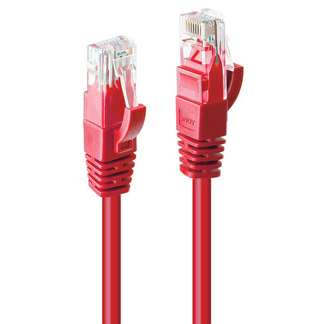 EAN 4002888480314 - Lindy 48031 cable de red Rojo 0,5 m Cat6 U/UTP (UTP) imagen 1