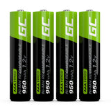 Pilas Recargables Greencell Aaa 950 Mah (4 Pcs)
