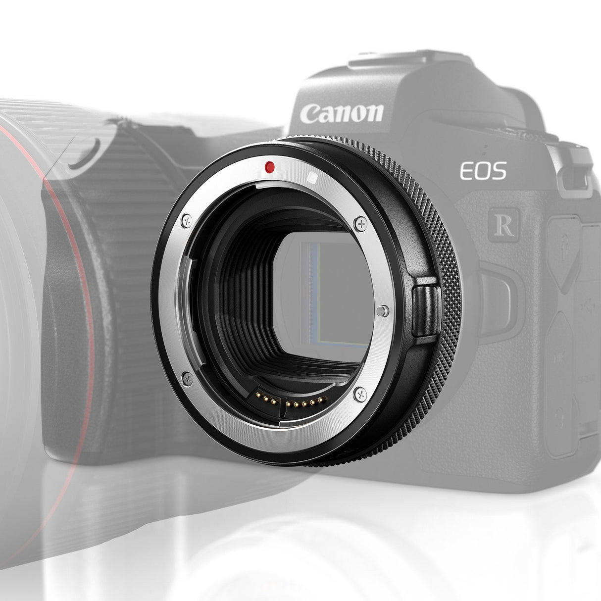 Adaptador Canon Ef-Eos R Adaptador De Montura Con Anillo De Control Para Canon Ef/Ef-S  Adaptador