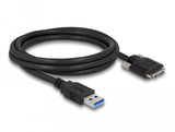 Delock Usb 5 Gbps Cable Typ-A Stecker Zu Typ Micro-B Stecker Mit Schrauben 2 M