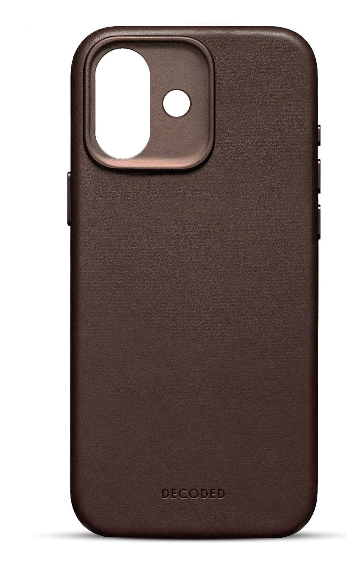 Decoded Leather Backcover Iphone 17 Chocolate Brown