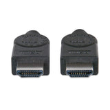 Cable Hdmi Manhattan Con Ethernet, 1080p@60hz (Alta Velocidad), 10m,