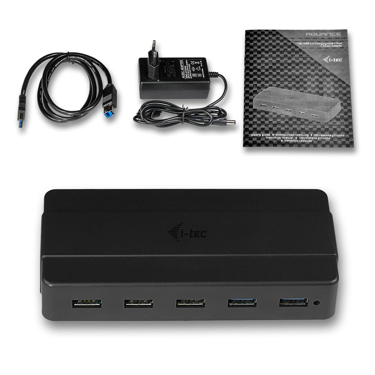 I-Tec Usb 3.0 Charging Hub 7 Port + Power Adapter