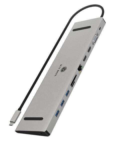 EAN 4250078174790 - ICY BOX IB-DK2106a-CPD Alámbrico USB 3.2 Gen 1 (3.1 Gen 1) Type-C Antracita, Negro imagen 1
