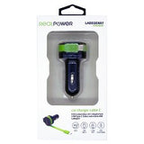 Cargador De Coche Realpower C: Cable Usb-C Integrado + 1x Usb