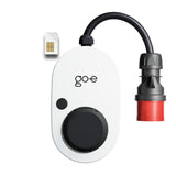 Cargador Go-E Gemini Flex 2.0, 22 Kw 32 A Trifásico, Wallbox Blanco/Negro, Estación De Carga Móvil, 4g/Lte Ch-05-22-01
