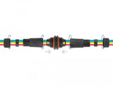 Delock Cableverbinder Für Aussenbereich 4 Pin, Ip68 Wasserdicht, Schraubbar, Cabledurchmesser 4,5 - 7,5 Mm Schwarz