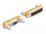 Delock Adaptador D-Sub 9 Pin Hembra Con Muttern A D-Sub 25 Pin Macho