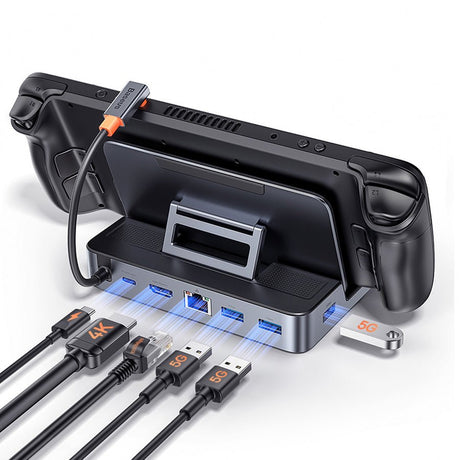 EAN 6932172632212 - Baseus GamerX estación dock para móvil Consola de videojuegos portátil Gris imagen 7