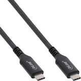 Cable Inline Usb4, Usb Tipo C Macho/Macho, Negro, 1 M