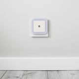 Entac Nachtlicht 0.5w Quadrat. Cw Blanco Dämmerungssensor