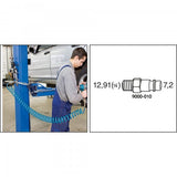 Hazet Manguera En Espiral 9040-7, Manguera De Aire Comprimido 9040-7