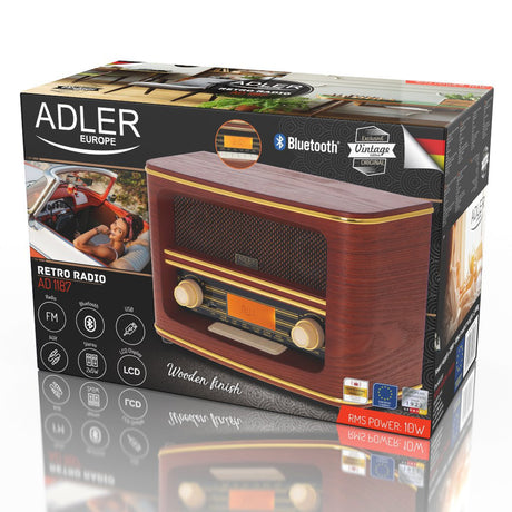 EAN 5903887800075 - Adler AD 1187 radio Portátil Digital Marrón imagen 8