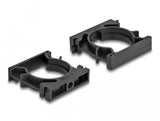 Delock 60488 Organizador De Cables Soporte Para Cables Negro 4 Pieza(S)