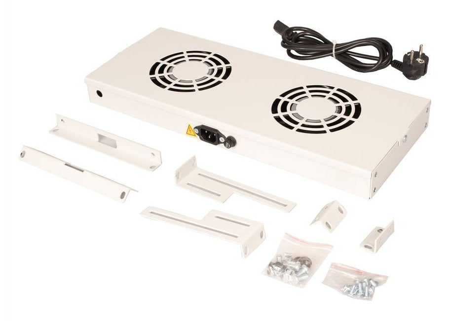 Unidad De Ventiladores 48,26cm 19 Pulgadas 2 Ventilador On Off Gris