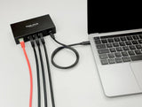 Delock 3 Port Usb 5 Gbps Hub + Rj45 Gigabit Lan Poe++ Port Con Usb Tipo-C? Host-