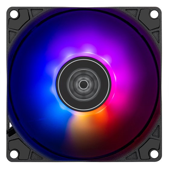 Ventilador Silverstone Air Slimmer 90 Argb (Negro) Sst-As90b-Argb