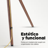 EAN 0766623461795 - Manhattan 461795 soporte para TV 165,1 cm (65") Azul, Marrón imagen 14