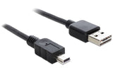 Cable Delock Usb A A Mini Usb Negro, Usb 2.0, 83362
