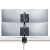 Startech.Com Dual Monitorhalterung 124,46cm 49zoll Fur 2 Vertikal Gestapelte Monitore 2x 16 Kg Vesa Bildschirmhalterung-Monitorarm