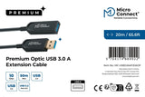 EAN 5704174065746 - Microconnect USB3.0AAF20AOP cable USB USB 3.2 Gen 1 (3.1 Gen 1) 20 m USB A Negro imagen 3