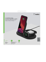Belkin Wiz001vfbk - Cargador Inalámbrico 3 En 1 Negro
