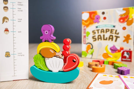 EAN 4250231739231 - Pegasus Stapelsalat Stacked salad 20 min Juego de mesa Educativo imagen 5
