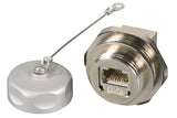 Rj45 Cat.6a Ip67 Durchfhrungskupplung, Conector Hembra Conector Hembra