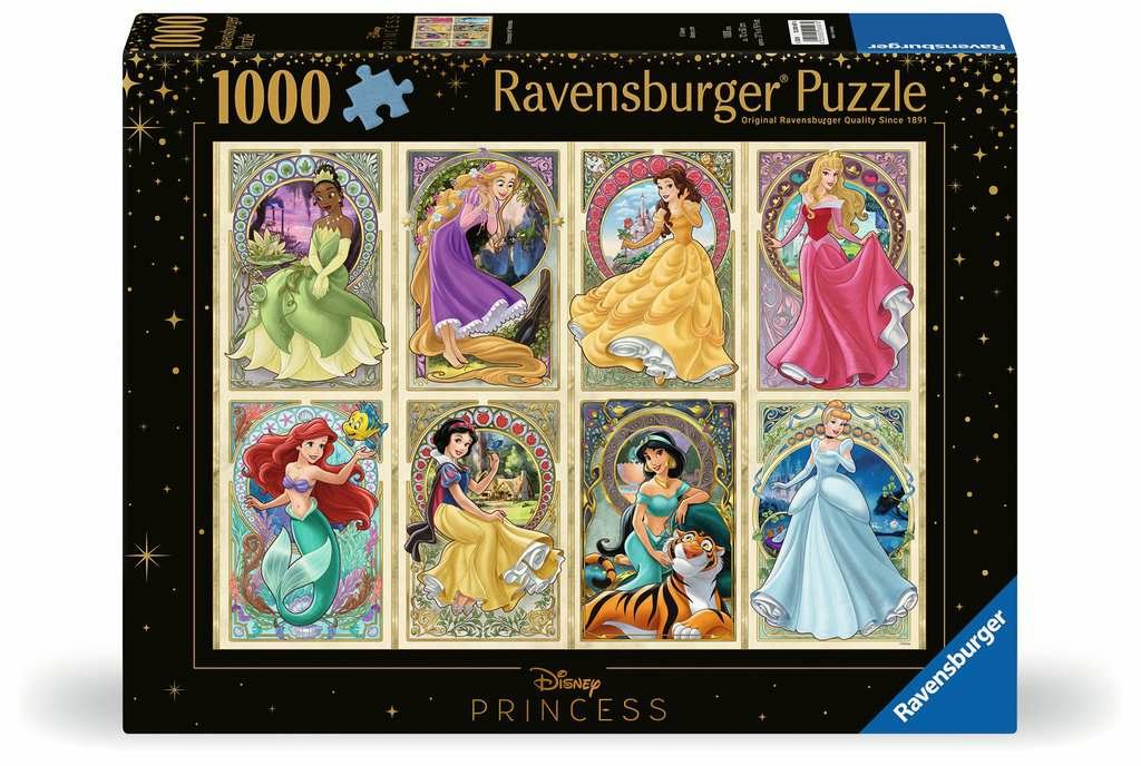 Puzzle Ravensburger  Disney Princess  Nouveau Art Prinzessinnen 12000497