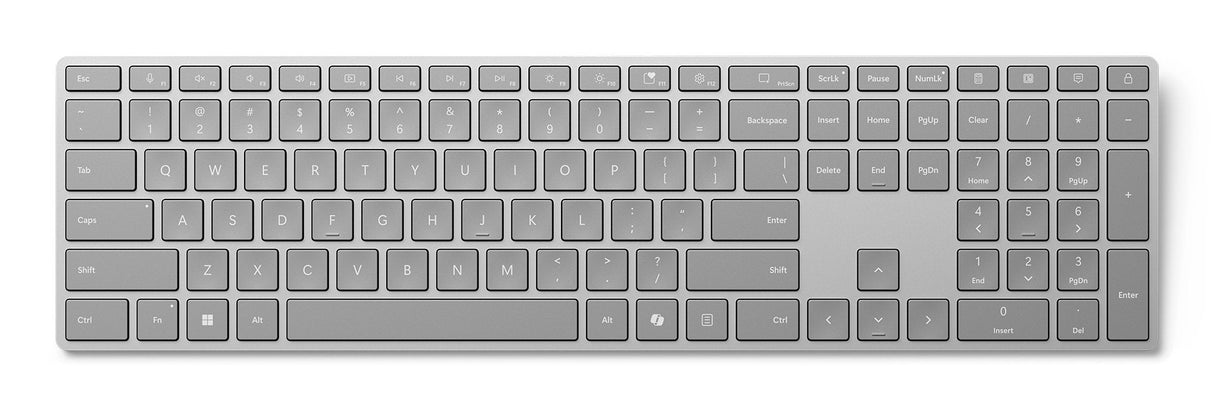 Ms Surface Keyboard Cm Sc Bluetooth Eng Intl Emea Emerging Markets Comm Gray