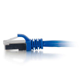 C2g Cat6a Booted Shielded (Stp) Network Patch Cable Cable De Interconexión Rj-45 (M) A Rj-45 (M) 15 M Stp Cat 6a Moldeado Sin Enganches Trenzado Azul