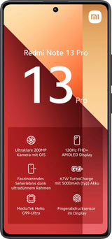 EAN 6941812758878 - Xiaomi Redmi Note 13 Pro 16,9 cm (6.67") Ranura híbrida Dual SIM Android 13 4G USB Tipo C 8 GB 256 GB 500 imagen 2