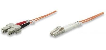 EAN 0766623470353 - Intellinet 470353 Cable de fibra óptica e InfiniBand 1 m LC SC Multicolor, Naranja imagen 1