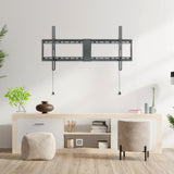 Tooq Soporte Fijo De Pared Para Tv De 43"-90" - Peso Max 70kg - Vesa 800x400mm - Negro