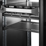 Startech Paquete De 2 - Bandejas 1u Ventiladas Para Rack De 19 Pulgadas - Capacidad 20kg - 40cm/16" De Profundidad
