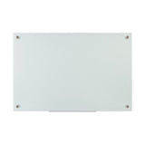 Dry Erase Whiteboard, Wall-Mounted, Glass, 90x120cm