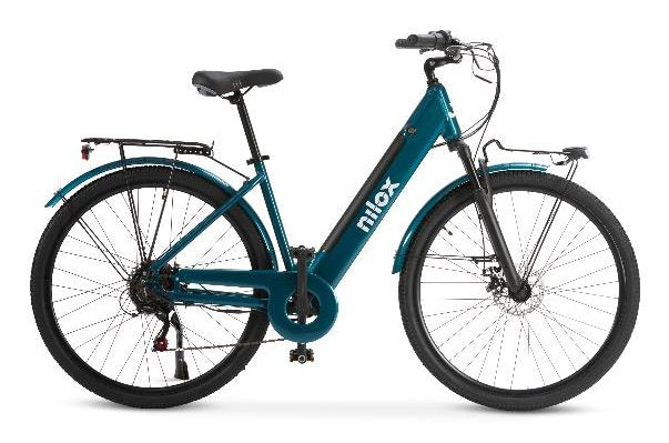 Nilox Nxebj7gr Bicicleta Eléctrica Verde Aluminio 71,1 Cm (28") 27,5 Kg Litio Nxebj7gr