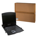 Kvm Console With 19" Lcd Screen, Vga, Us Keyboard Layout