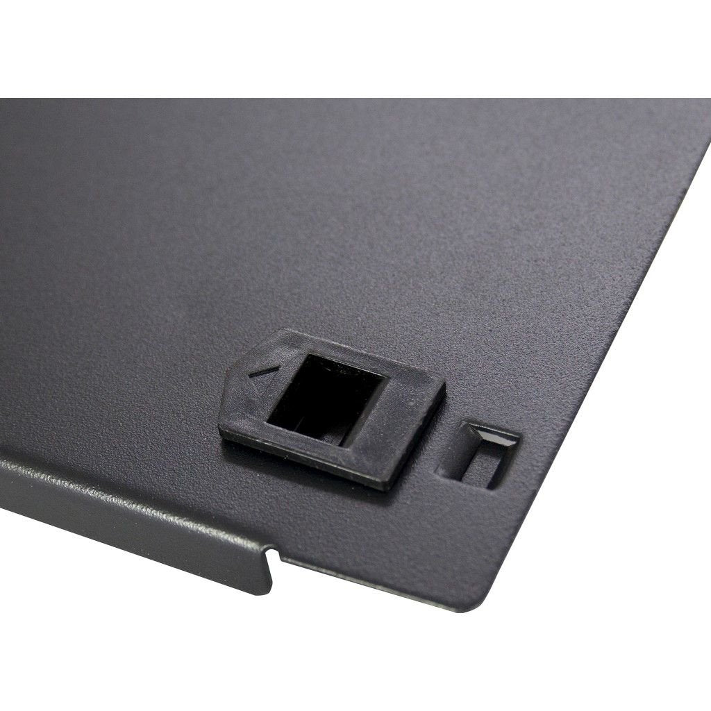 Inter-Tech 19" Placa Ciega, Negro 3he, Geklippt