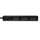 Logilink Lps229b - Regleta De 3 Enchufes (Enchufe Europeo), Color Negro